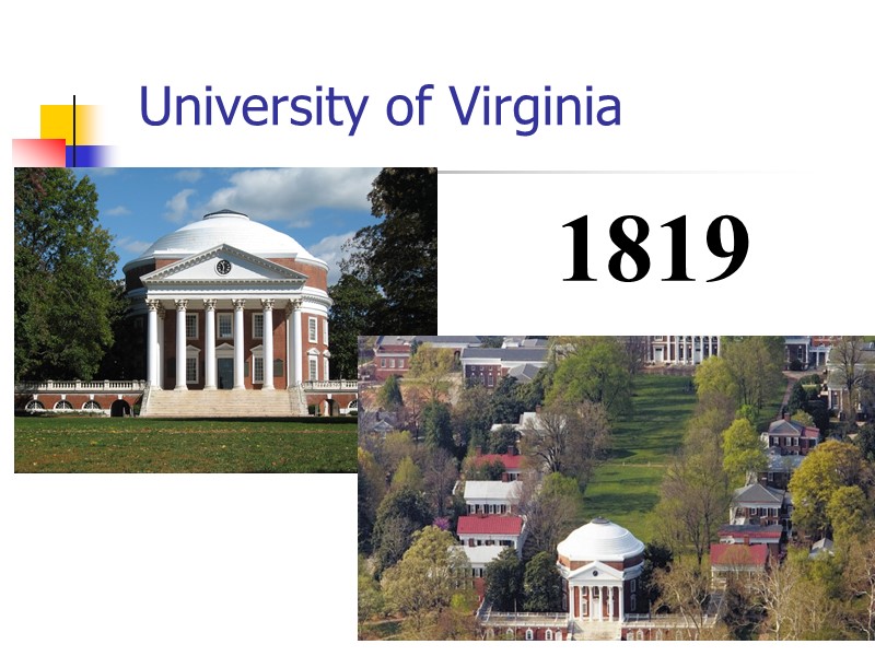 University of Virginia 1819